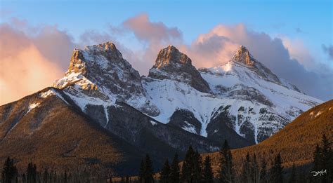 Three Sisters Canmore Dean Mcleod Photography
