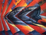Luigi Russolo, “Dynamism of a Car” (1912 – 1913) | The peacock's tail