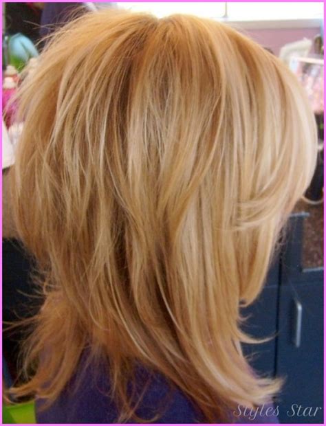 Medium Length Haircuts With Layers Back View Star Styles Stylesstar