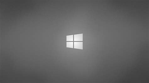 Minimalistic Gray Grey Operating Systems Windows Logo Windows Wallpaper