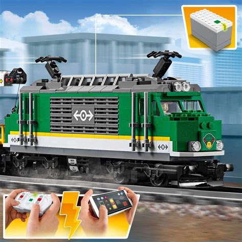 Lego City 60198 Cargo Train Rc Battery Powered Set Exotique