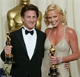 Sean Penn keeps his head down after Charlize Theron marriage remarks ...