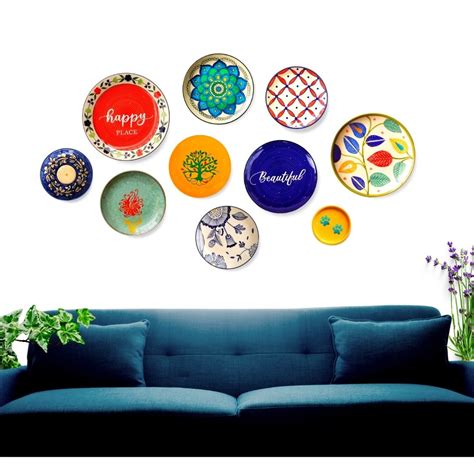 Colorful Decorative Wall Plates Wall Decor Plates For Sale The