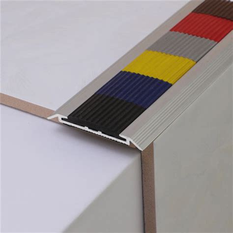China Anti Slip Ceramic Tile Stair Nosing Aluminum Metal Step Edge Trim China Stair Nosing