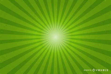 Shiny Green Sunburst Background Vector Download