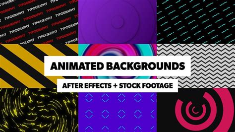 After Effects Background Templates
