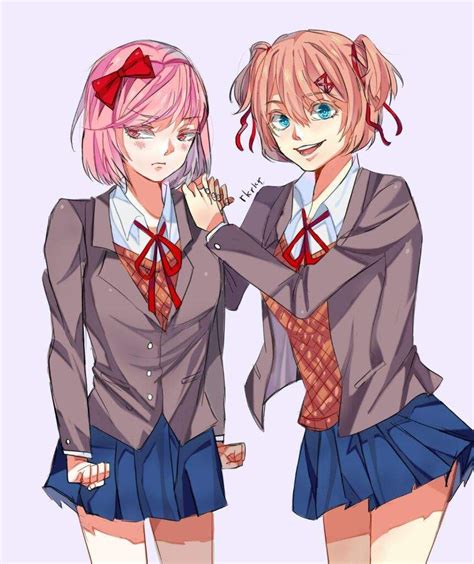 Natsuki ↔ Sayori Hairstyle Swap Doki Doki Literature Club Amino