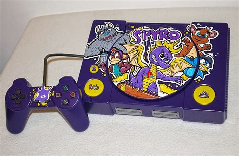 Custom Playstation Spyro Spyro Le Dragon Deco Gamer Jeux