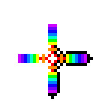The 'custom' crosshair will remove the 'bloom' crosshair, and add in a centralised shape. Krunker.io crosshair | Pixel Art Maker