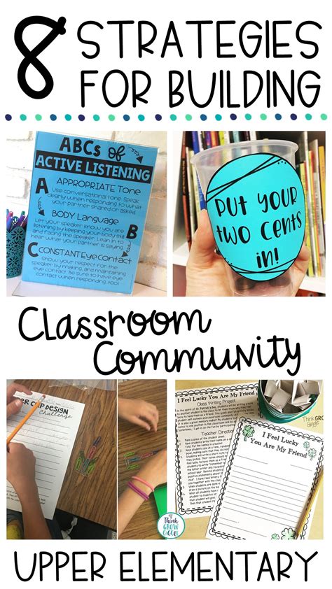 8 Strategies For Building Classroom Community Think Grow Giggle