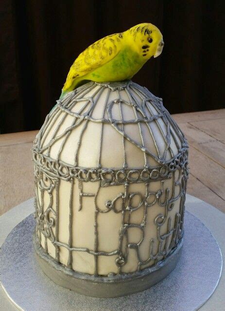 Budgie On A Birdcage Birthday Cake I Want A Cake Like This For My