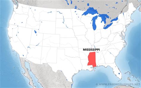 Where Is Mississippi Located On The Map