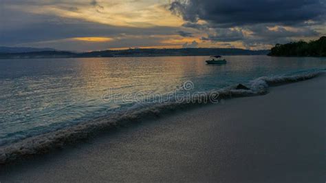 Mansinam Beach On Sunset Scene Stock Photo Image Of Indonesia Scene