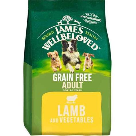 James Wellbeloved Grain Free Adult Dry Dog Food Lamb And Veg 10kg