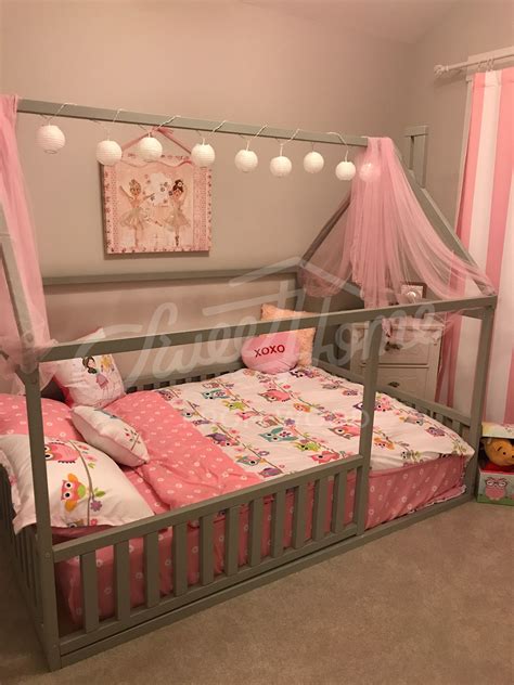 This article aims to highlight the differences between cot beds and toddler beds, and to give some tips for transitioning a baby from a cot bed to a toddler bed. Toddler furniture teepee kids home bed, FULL/ DOUBLE size with SLATS | Little girl bedrooms ...