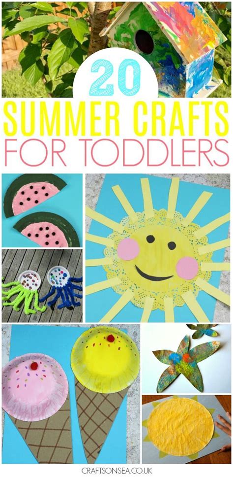 Summer Crafts For Toddlers Easy Craftsforkidspreschool Summer Crafts