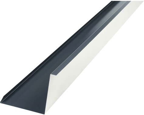 Es verhindert das regenwasser zwischen beiden bauteilen eindringt. PRECIT Wandanschlußblech für Metallziegel anthracite grey ...