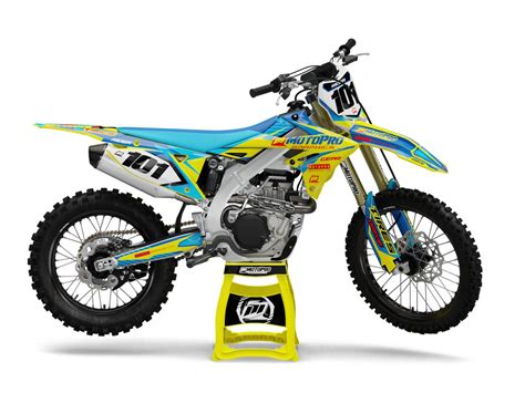 Custom Suzuki Dirt Bike SUPREME Series Graphics FREE SHIPPING