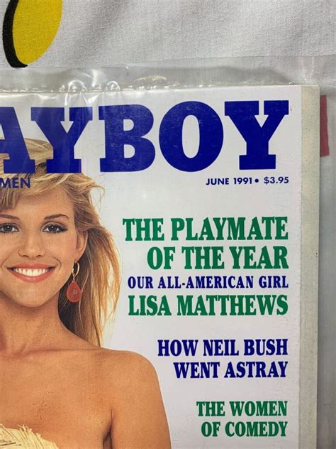 Playbabe Magazine June Playmate Of The Year Lisa Matthews Boardwalk Vintage