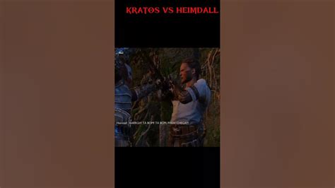 Comparando Atreus Vs Heimdall E Kratos Vs Heimdall Youtube