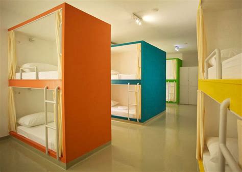 43 Shots Of Sleek Hostels Youll Actually Want To Stay In Dormitory Room Bunk Beds Bunk Rooms