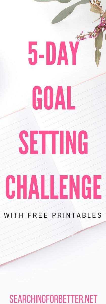 Goal Setting Course With Free Printable Goal Setting Worksheets Self
