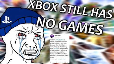 Playstation Fanboys Cry Over Xbox Holiday Lineup Youtube
