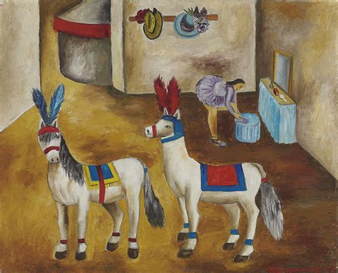 María Izquierdo Mexican 1902 1955 Los Caballitos Pony En Su