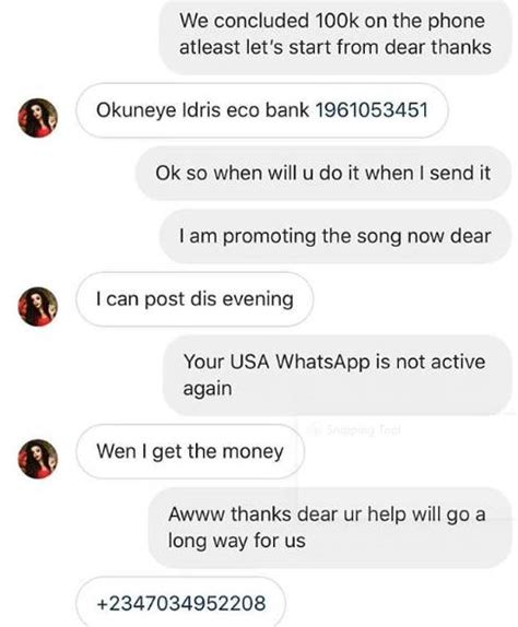 Us Based Nigerian Singer Clapback At Bobrisky After He Denied Scamming