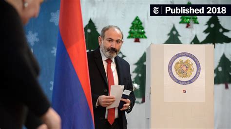 Armenian Election Tests The Revolutions Power Shift The New York Times