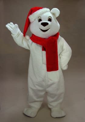 Sno Bear Mascot Costume Christmas Mascot Costume