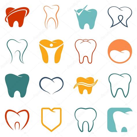 Tooth Teeth Vector Icons Set Stock Vector Image By ©artoptimum 77047469