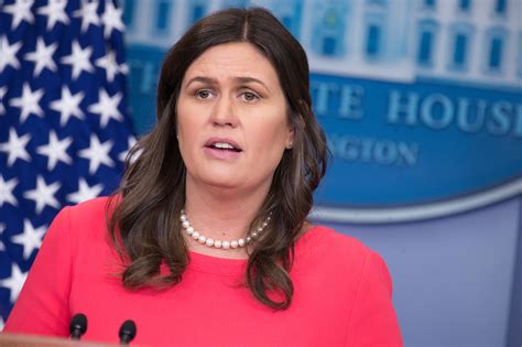 Sarah Huckabee Sanders Leaving White House Press Secretary Post Roll Call