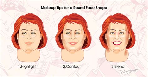 How To Makeup For Round Face Shape Saubhaya Makeup