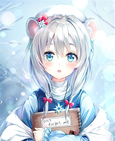 Anime Girl White Hair Blue Eyes Online Discount Shop For Electronics