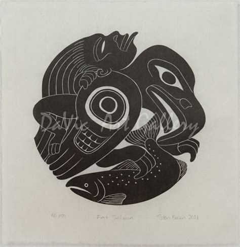 First Salmon By Stan Bevan Northwest Coast Tlingit Art