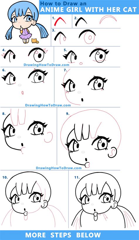 How To Draw A Anime Girl Step By Familiarcommission