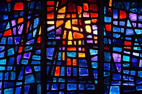 Abstract Patterns Of A Colorful Stained Glass Window By Stocksy Contributor Gabriel Gabi