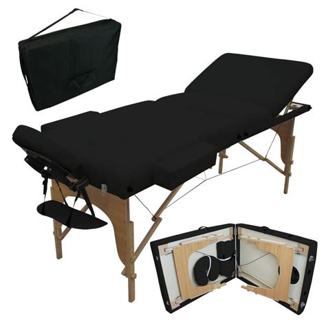 Ivezen ® Table De Massage 13 Cm Pliante 3 Zones En Bois Pliable