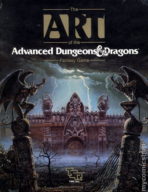 Art Of The Advanced Dungeons And Dragons Fantasy Game Sc 1989 Tsr