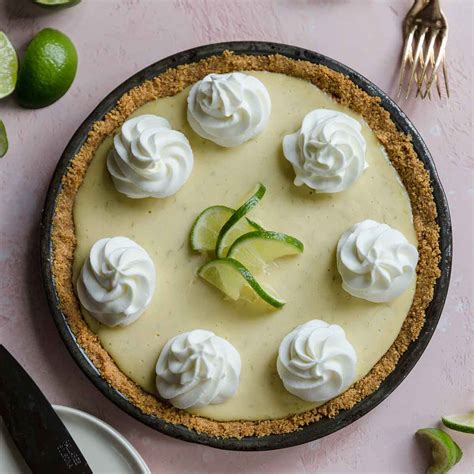 Traditional Key Lime Pie Brown Eyed Baker