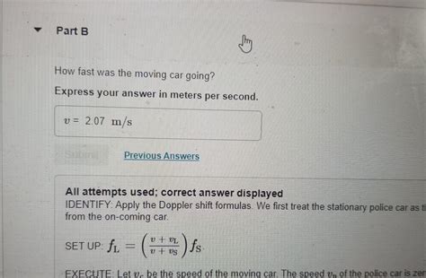 Solved A Stationary Police Car Emits A Sound Of Frequency