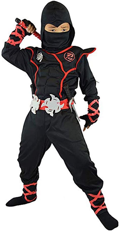 Costume Ninja Tortue Enfants Deluxe Ninja Outfit Déguisement Costume