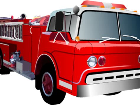 Fire Truck Clipart Transparent Background Png Download Full Size