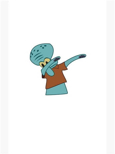 Squidward Dab Case And Skin For Samsung Galaxy By Meganbxiley Redbubble