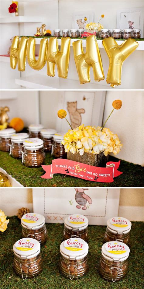 Classic Modern Winnie The Pooh Baby Shower Disney Baby Shower Baby