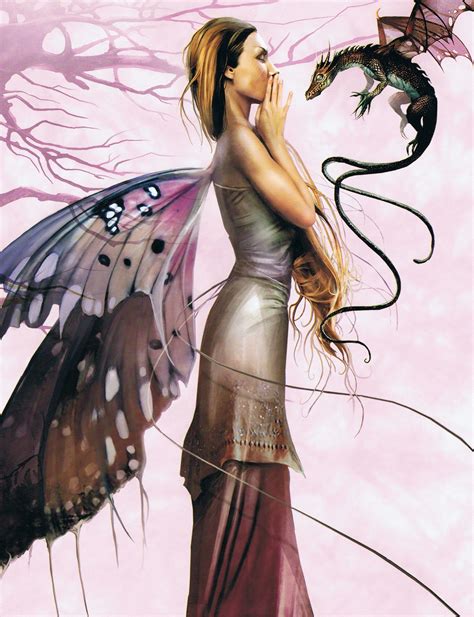 Dragon Fairy Linda Bergkvist Fairy Dragon Beautiful Fairies