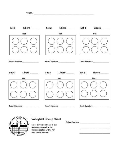 Printable Volleyball Lineup Sheet Enjoy Low Prices And Get Fast Free