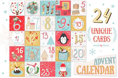 10 Imágenes De Calendario De Adviento Bonitas Para Descargar E Imprimir