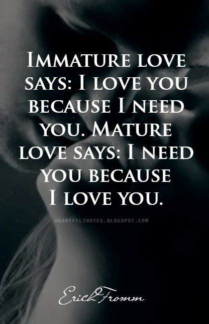 Soulmates Twinflames — Immature Love Says I Love You Because I Need
